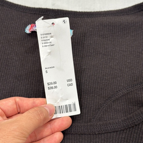 URBAN OUTFITTERS RIBBED CORSET CROP TOP - Picture 3 of 6